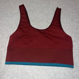 Outdoor Voices // SeamlessRib Longline Bra // Shiraz